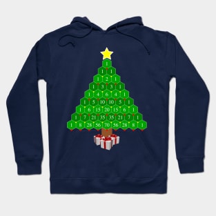 Pascal's Triangle Math Christmas Tree Hoodie